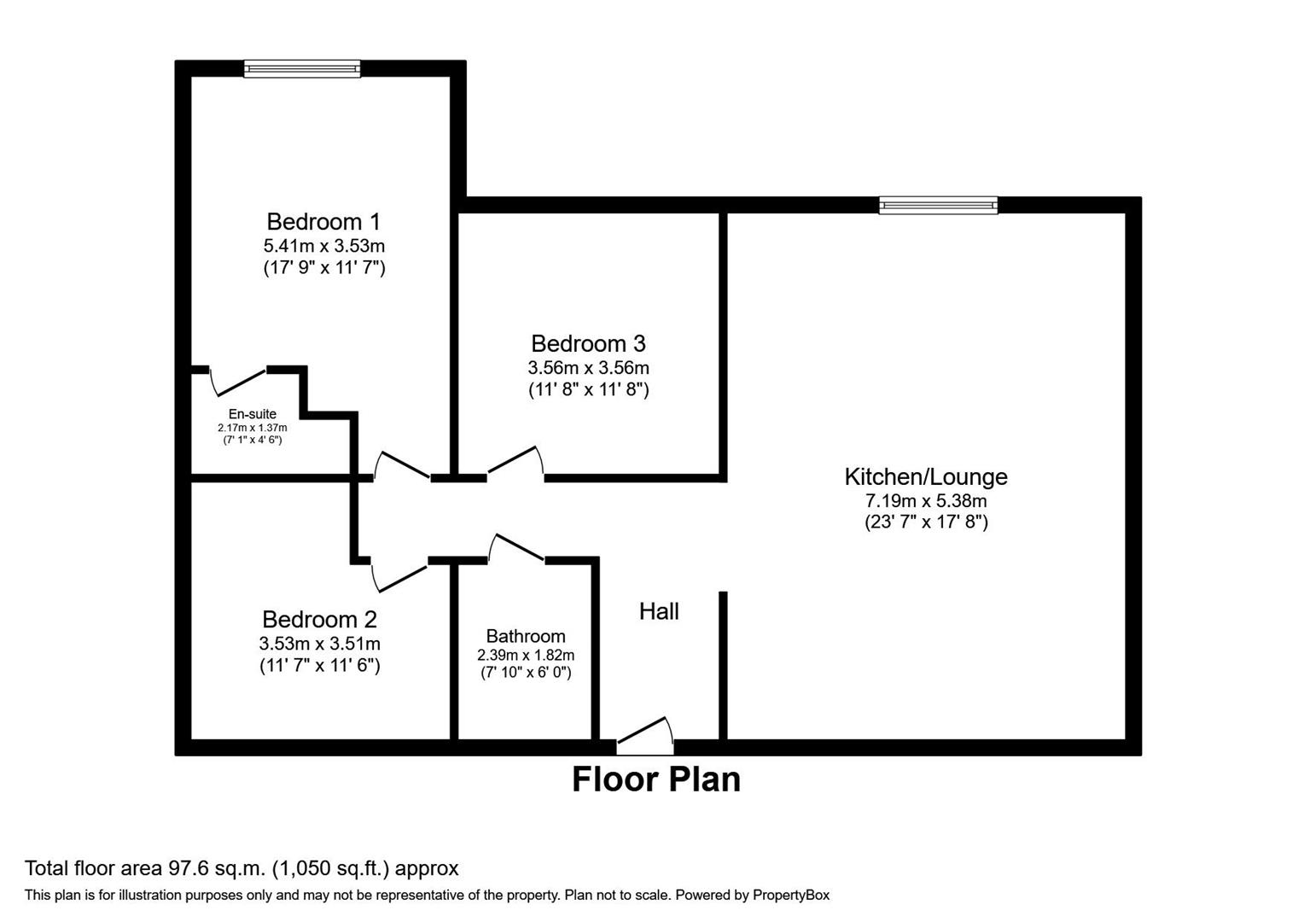 CHAIN FREE BUNGALOW-Grove Road, Ventnor floorplan